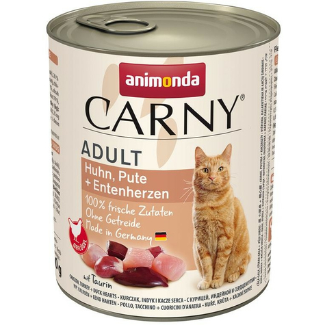 Animonda Cat Dose Carny Adult Huhn, Pute + Entenherzen 80