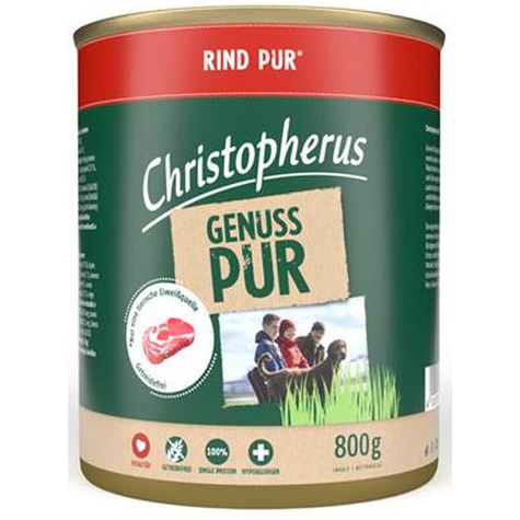 Christopherus Pur Rind 800g-Dose
