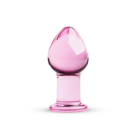 Analplug : Pink Glass Buttplug