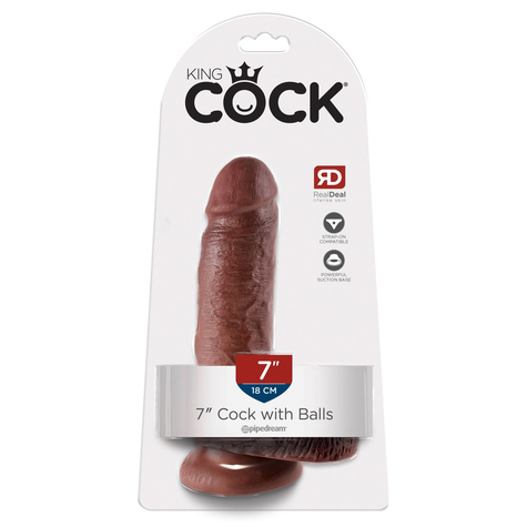 Dildo King Cock 7 Cock W Balls Brow