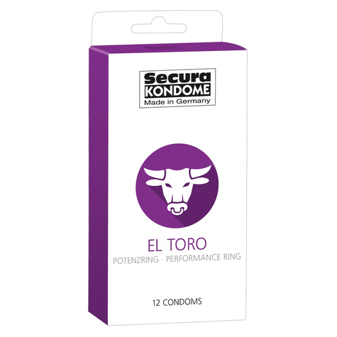 Kondome : Secura El Toro Condoms 12 Pieces