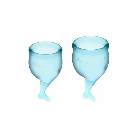 Feel Secure Menstrual Cup  Light Blue