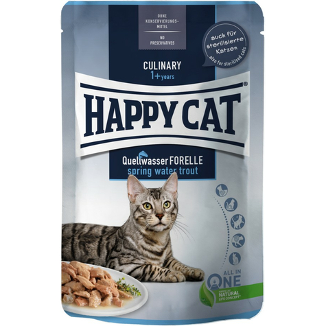Happy Cat Pouch Culinary Forelle 85g
