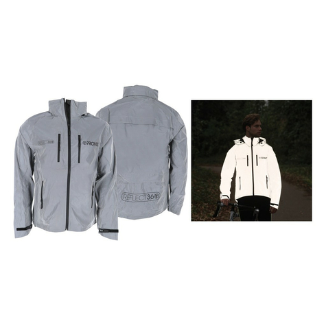 Proviz Reflect360 Outdoor Jacke Men Voll Reflektierend/Grau Gr. Xs  