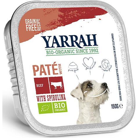 Yarrah Dog Pate Beef + Cow 150gs