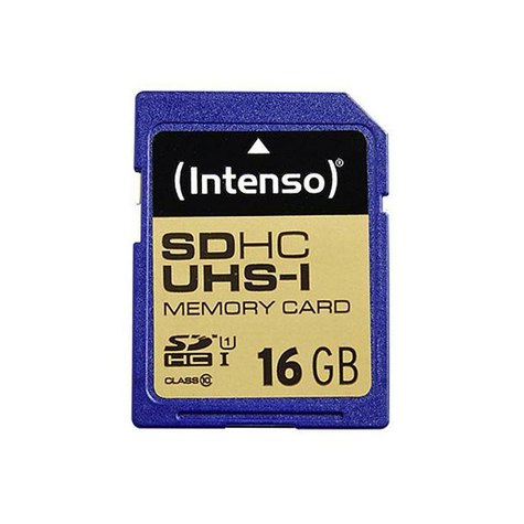 Sdhc 16gb Intenso Premium Cl10 Uhs-I Blister
