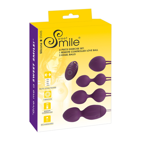 Liebeskugeln Set Sweet Smile 4-Piece Exercise S