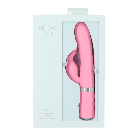 Vibrator Mit Klitorisreizer Pillow Talk Lively Pink