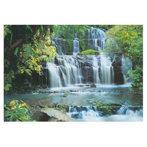 Papier Fototapete - Pura Kaunui Falls - Größe 368 X 254 Cm