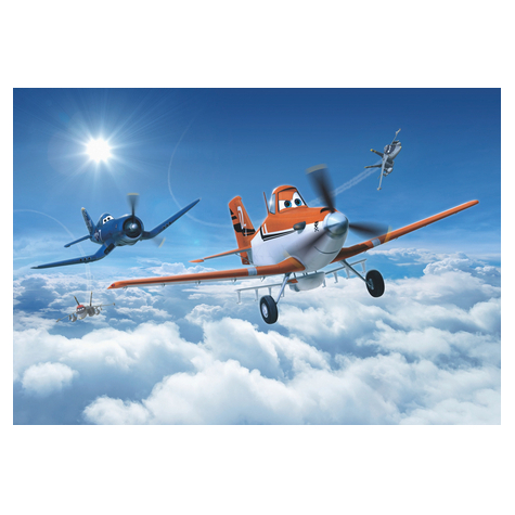 Papier Fototapete - Planes Above The Clouds - Größe 368 X 254 Cm