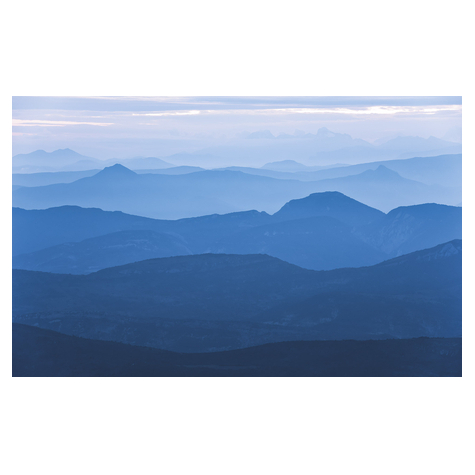 Vlies Fototapete - Blue Mountain - Größe 400 X 250 Cm