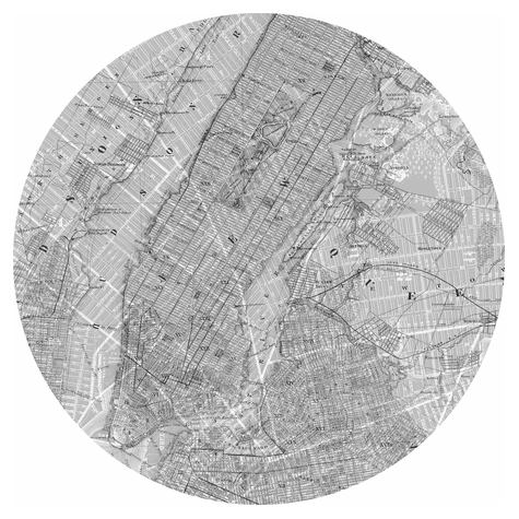 Selbstklebende Vlies Fototapete/Wandtattoo - Map - Größe 125 X 125 Cm