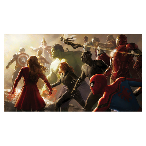 Vlies Fototapete - Avengers Final Battle - Größe 500 X 280 Cm