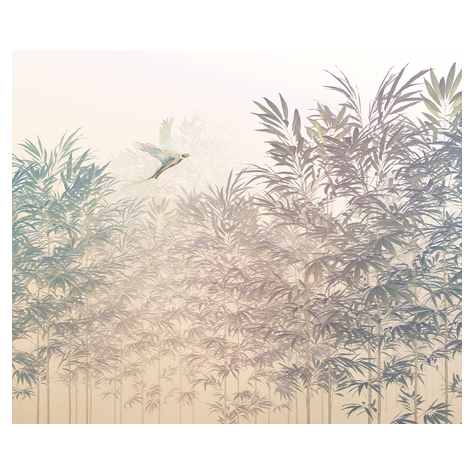Vlies Fototapete - Bamboo Paradise - Größe 300 X 250 Cm