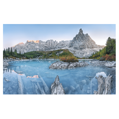 Vlies Fototapete - Alpine Treasure - Größe 400 X 250 Cm
