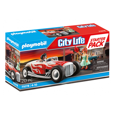 Playmobil City Life - Starter Pack Hot Rod (71078)