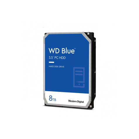 Wd Blue 3.5 Sata 8tb 5.640rpm Wd80eazz