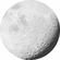 Selbstklebende Vlies Fototapete/Wandtattoo - Luna - Größe 125 X 125 Cm